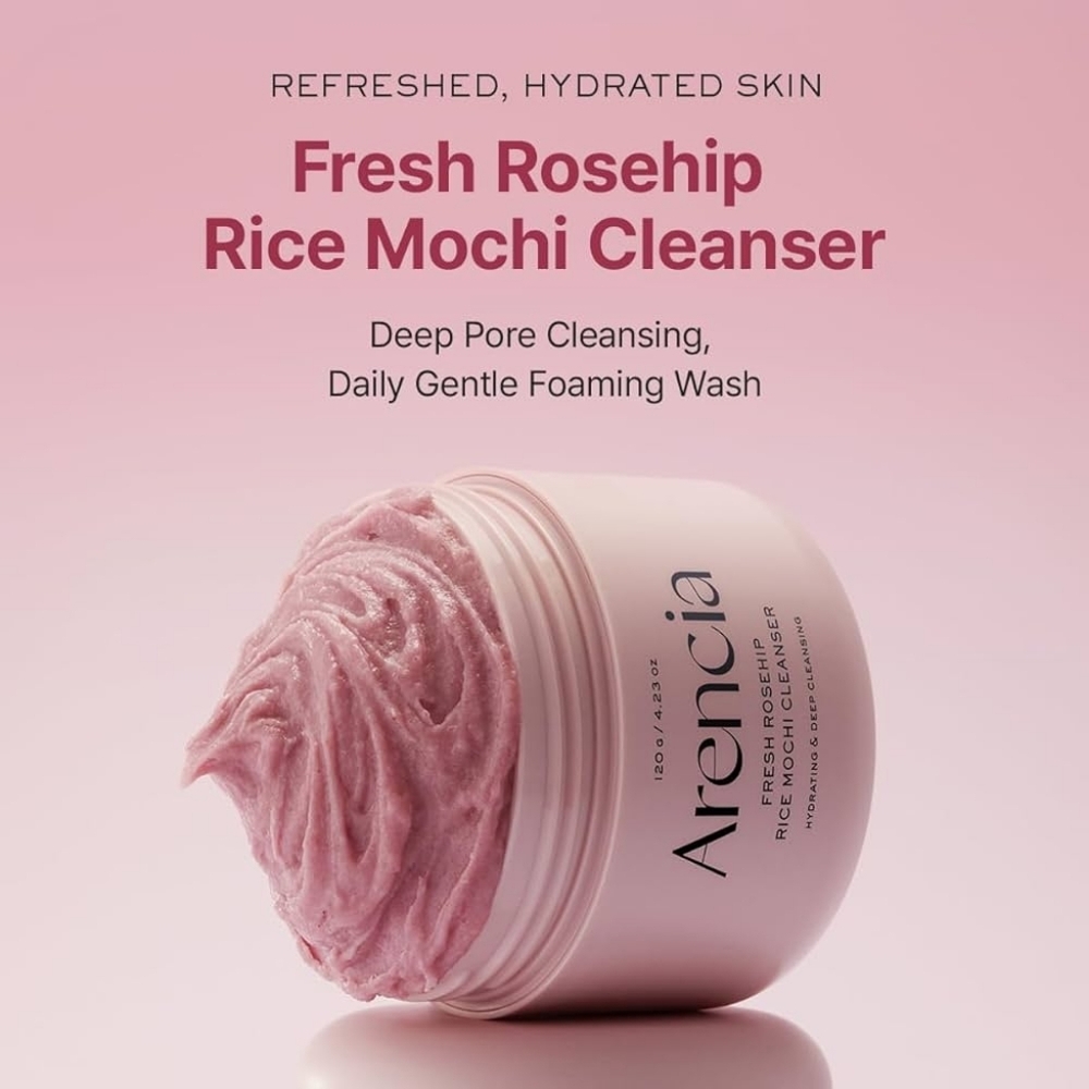 Arencia - Fresh Rosehip Rice Mochi Cleanser